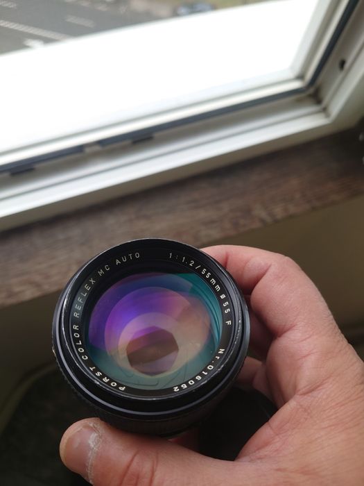 Obiectiv Porst 55mm f1,2 PK
