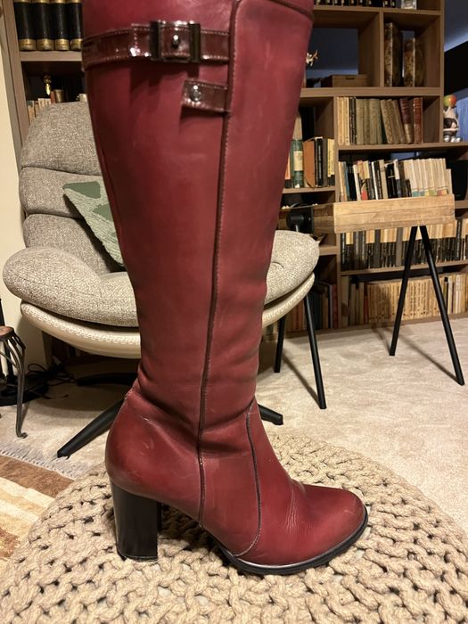 Cizme lungi piele, 37