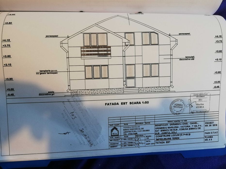 400 m2 cu parter executat simnicu de jos