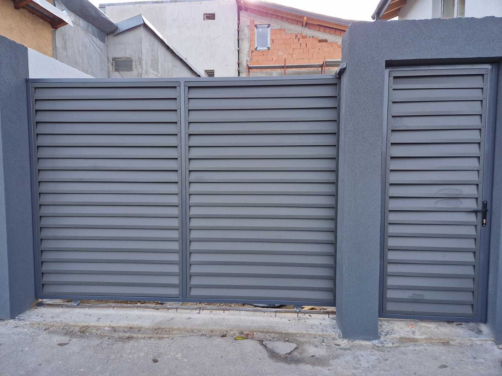 Gard metalic jaluzea | Suruburi ascunse | Model 2024 | Covasna