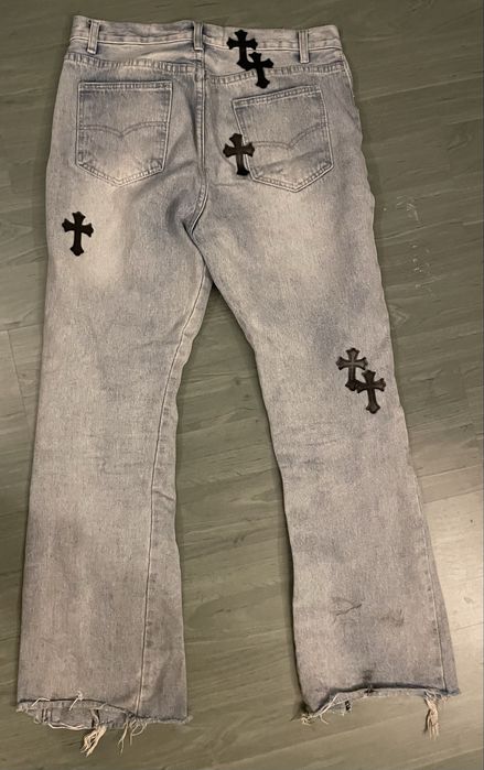 Chrome Hearts дънки тип Flared
