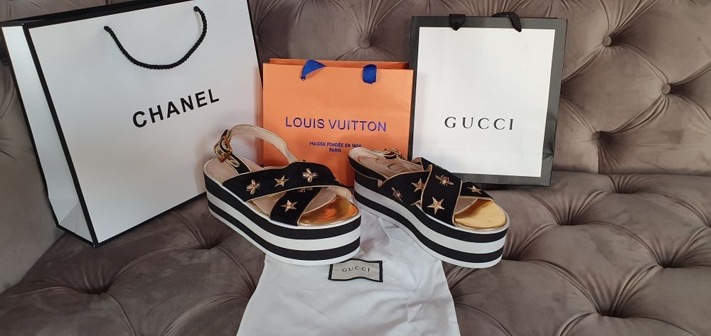 Sandale platforma Gucci 36