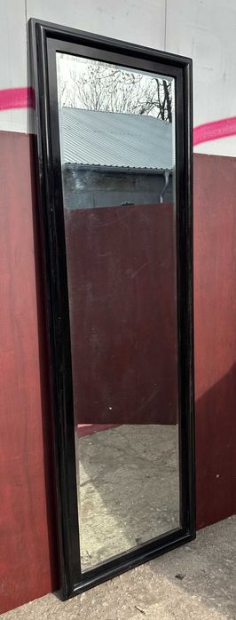 Oglinda Vintage de cristal cu rama din lemn masiv 200x65 cm