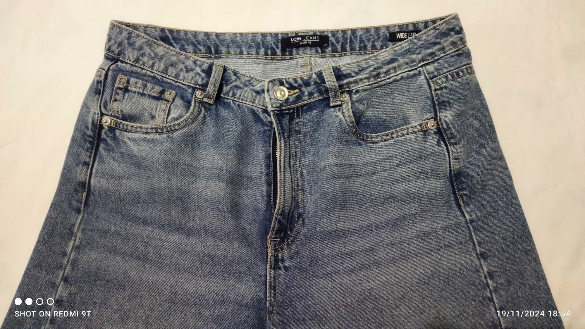 Дамски дънки,нови,размер 38 WIDE LEG