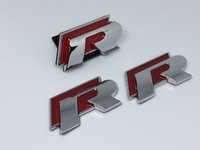Set Embleme VW R rosu