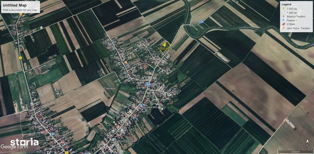 Vand teren intravilan Trestieni  Ulmi Giurgiu