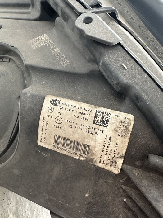 Ляв фар Mercedes E class W212 face facelift ILS Full led мерцедес в212