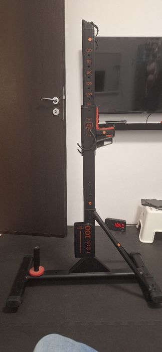 Suport haltera Domyos Rack100 Decathlon culturism bodybuilding fitness