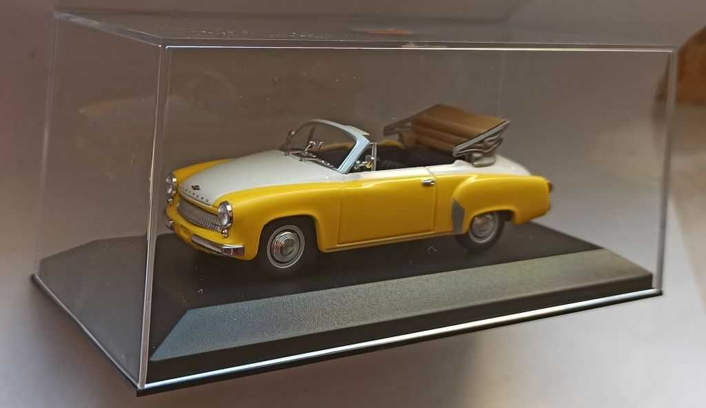 Macheta Wartburg 311-1 Cabriolet 1958 galben - Minichamps 1/43