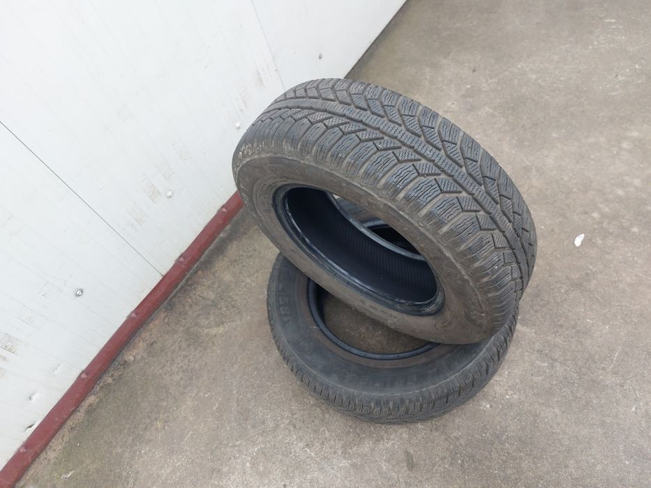 100 lei bucata! Doua anvelope M+S/IARNA 185 70 14 Semperit