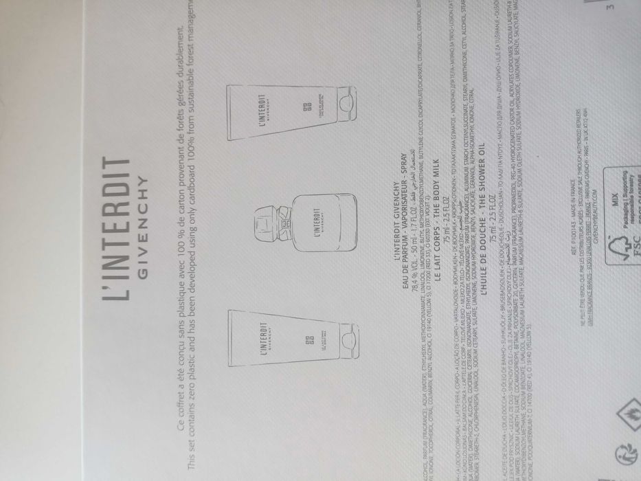 Set parfum L'interdit Givenchy