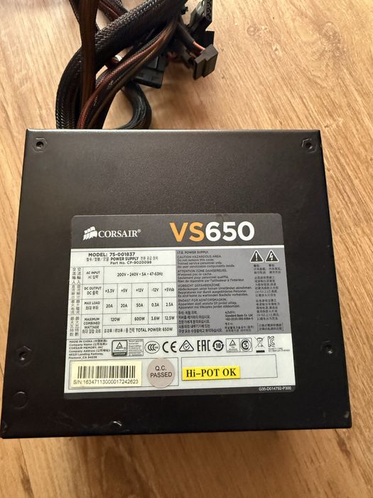 Sursa pc crossair 650 vs