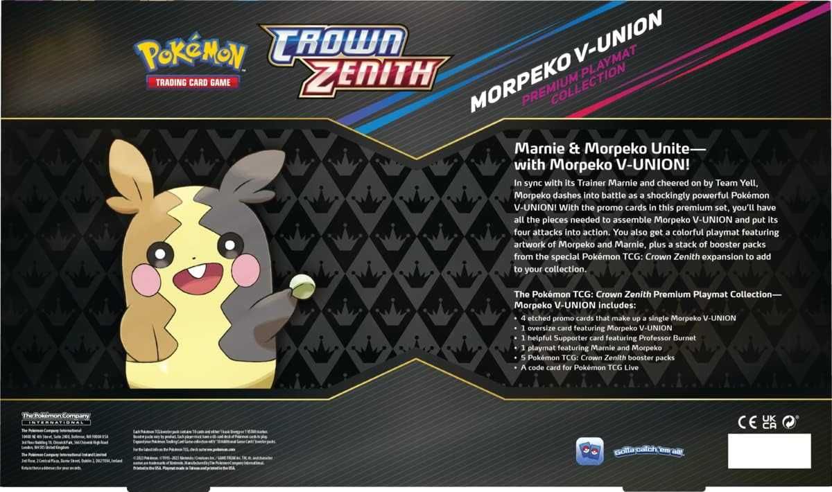 Pokémon TCG- Zenith of Kings - MORPEKO-V-UNION, първокласна колекция