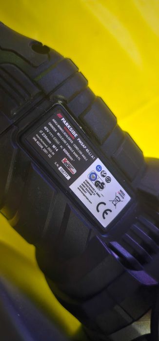 Polizor unghiular flex  fara fir Parkside Performance PWSAP 40-Li A1