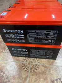 Аккумулятор для Солнечных Senergy  гелевый UD 12V-200AH  Solar GEL