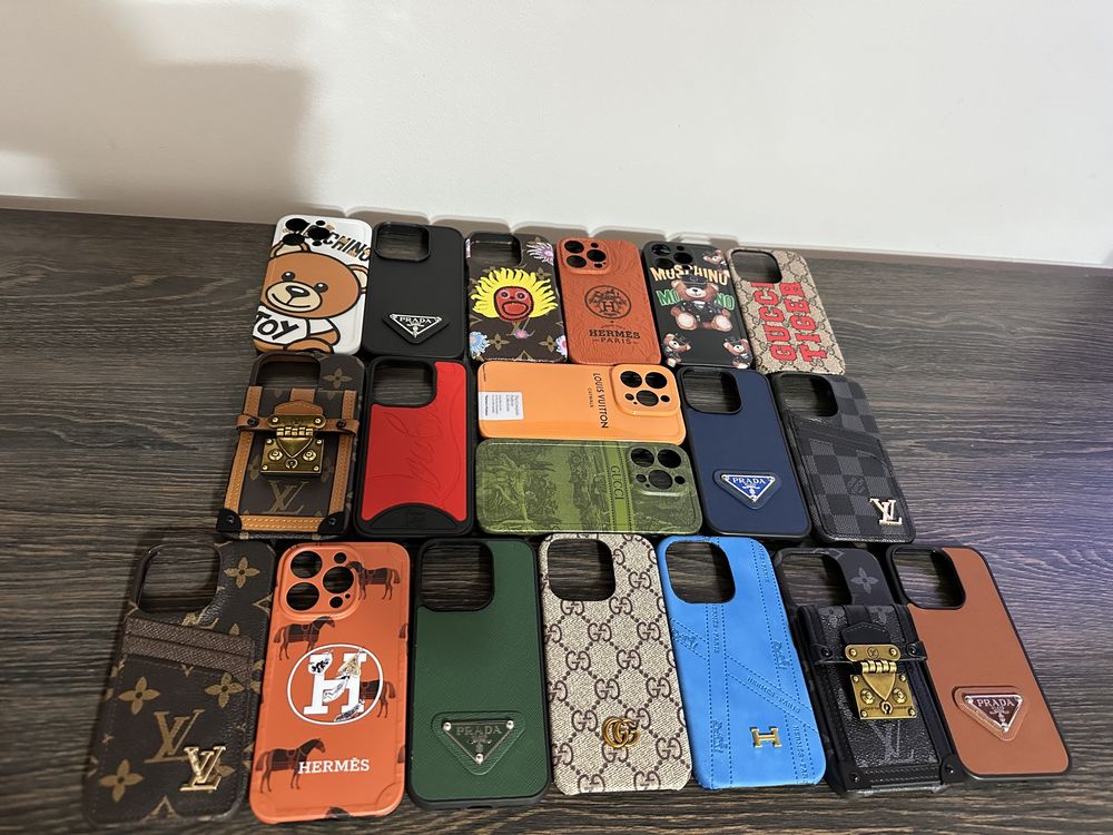 Husa Prada Gucci Louboutin Louis Vuitton LV iPhone 15 Pro Max 15 Pro