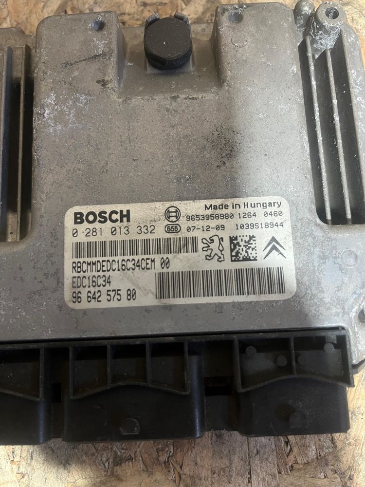 Calculator Motor/Ecu Prugeot Citroen 1.6HDI 0281013332