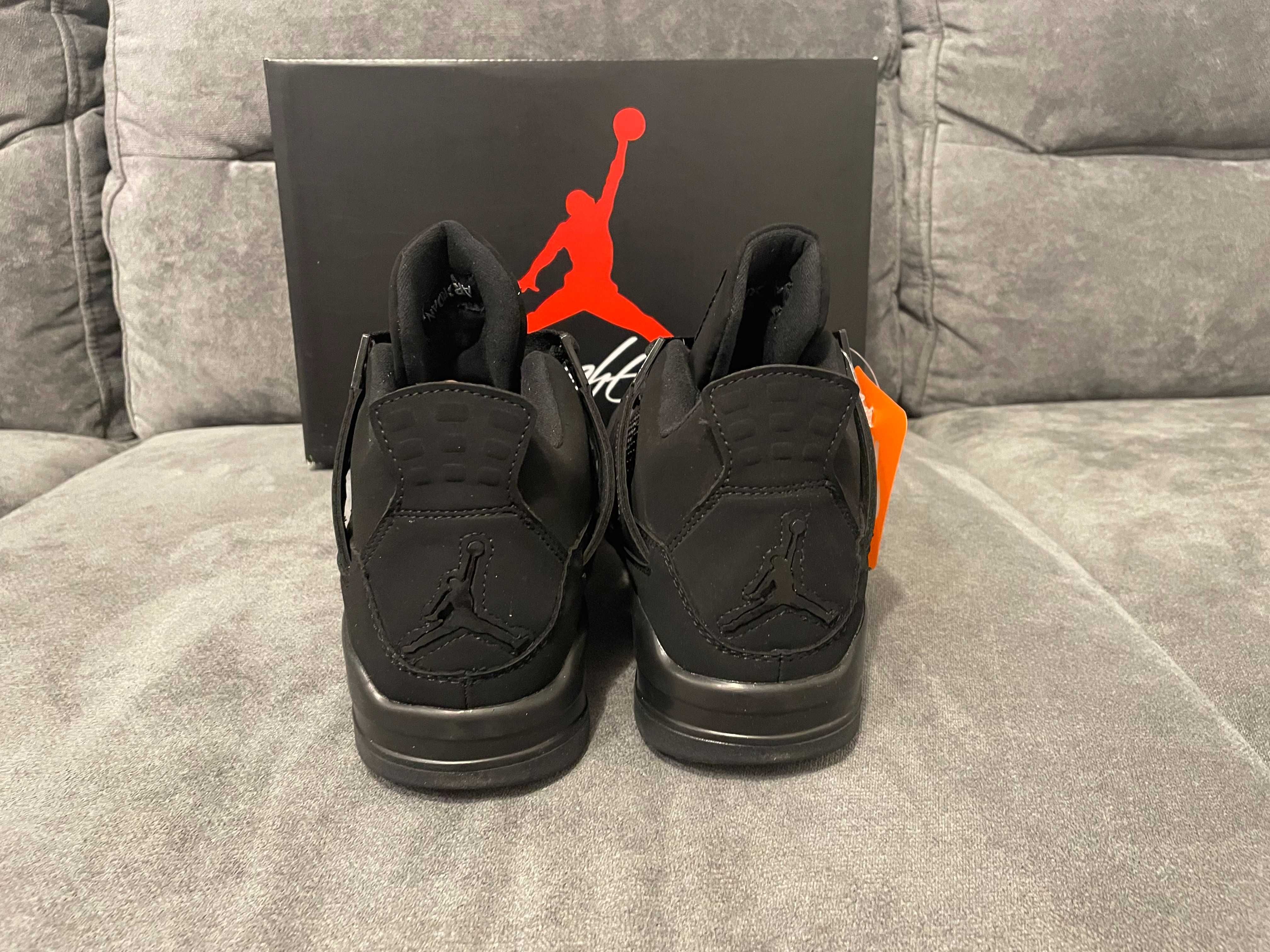 NIKE Air Jordan 4 Retro "Black Cat 2020" sneakers nr 37,5 si 39