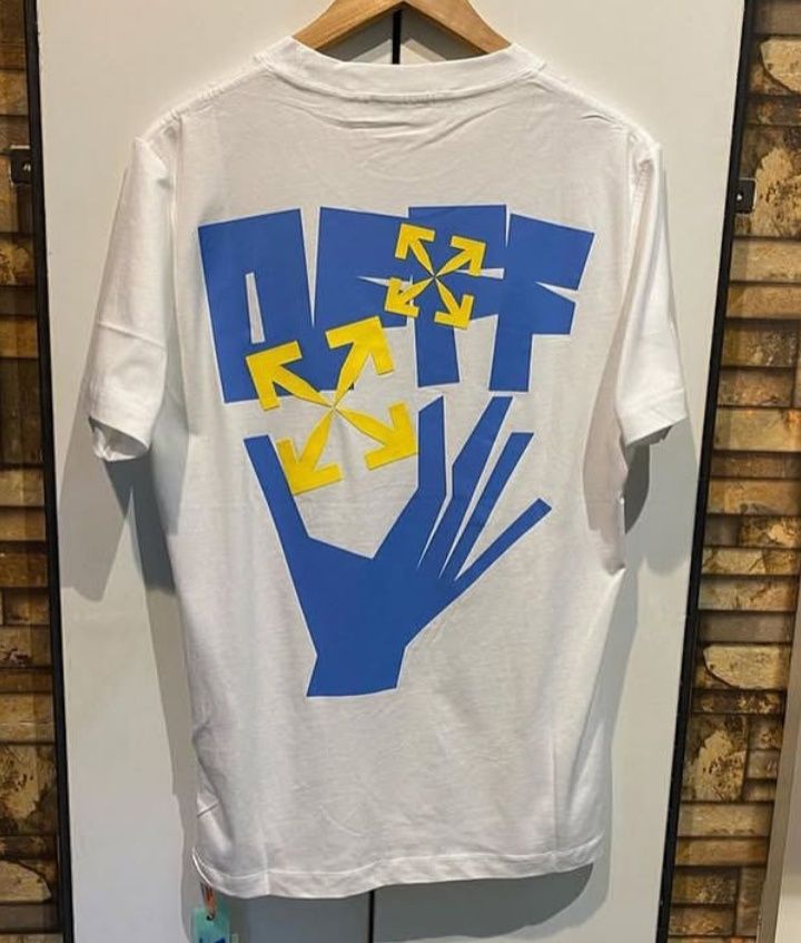 Off-White White T-shirt тениска. Оригинален