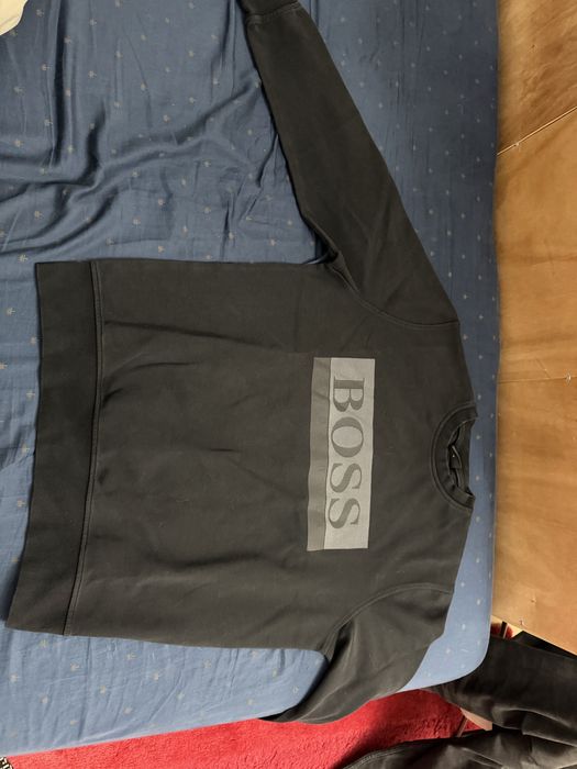 AUTENTIC Hugo Boss Bluză/Pulover Logo Bărbați/Unisex | Mărime XL/L