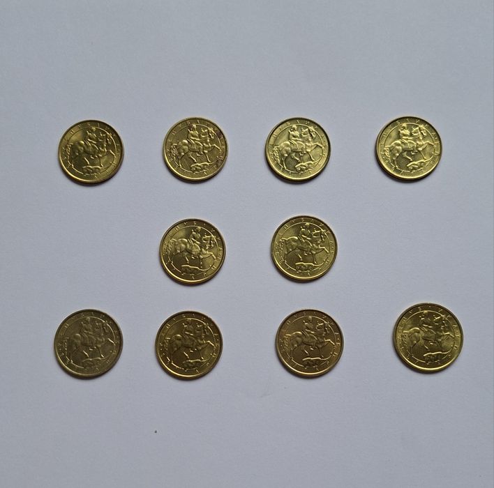 Продавам 210 броя монети (ЛОТ) по 1 лев от 1992 год.