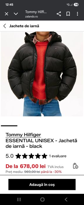 Geaca tommy baieti 116