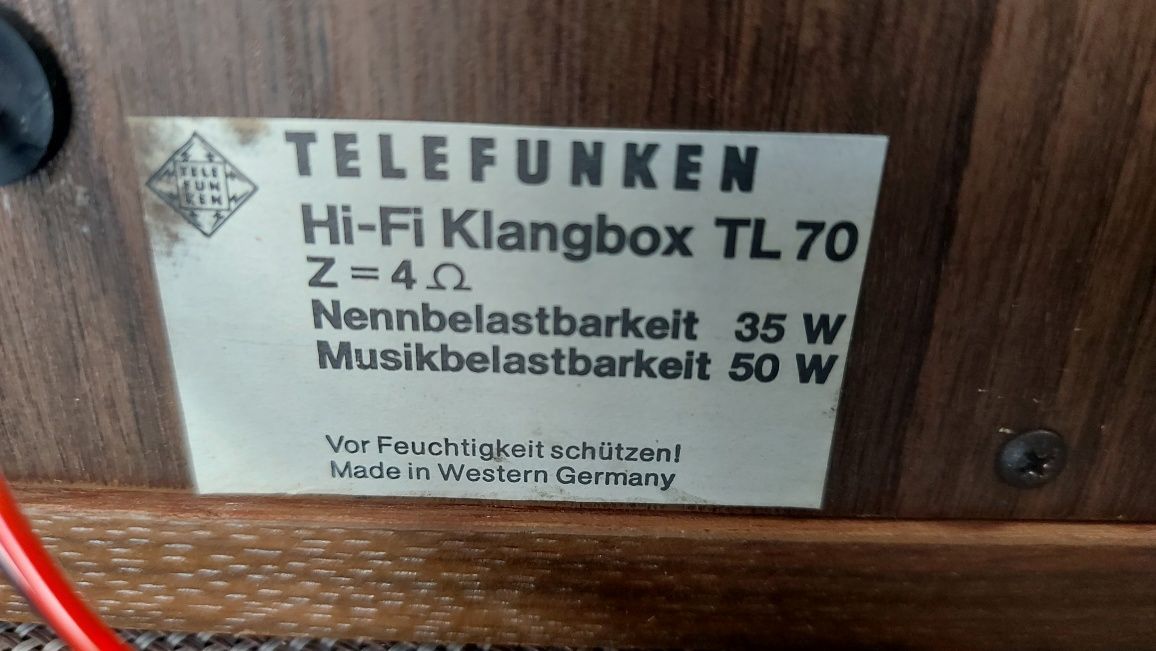 boxe Telefunken vintage