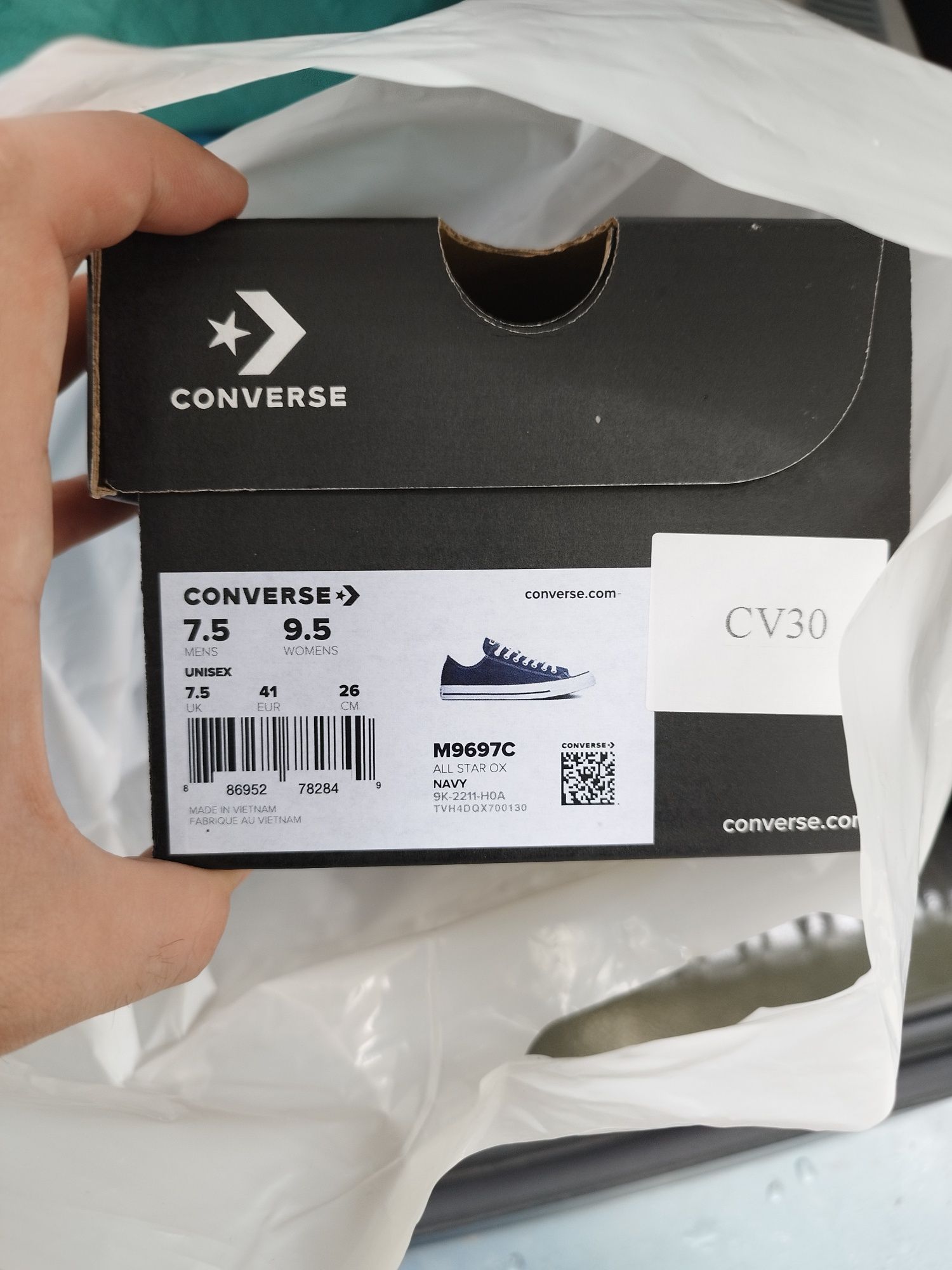 Кеды converse all Star оригинал черные и синие