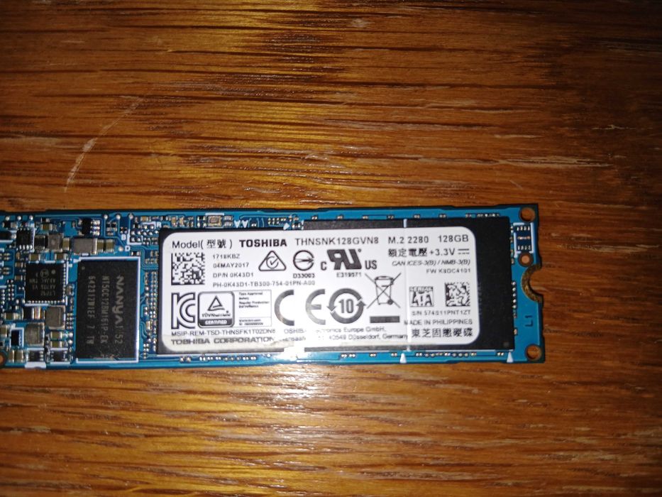SSD Toshiba 128gb