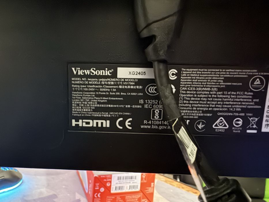 Monitor Viewsonic 144hz