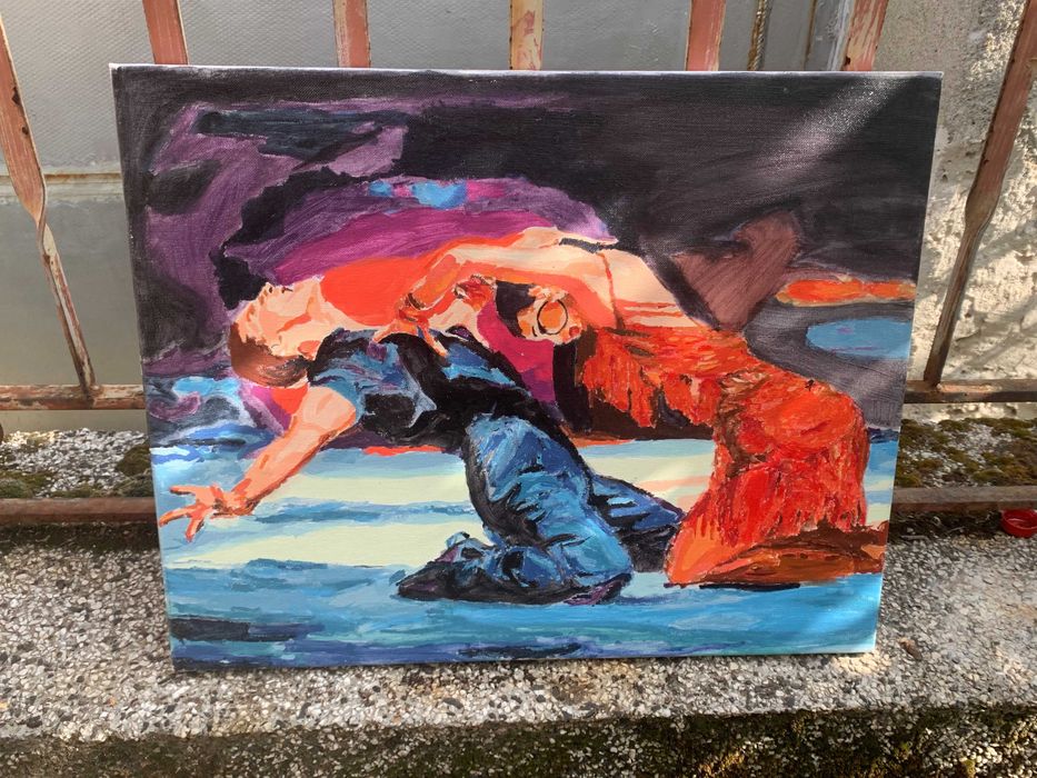 стара картина танц