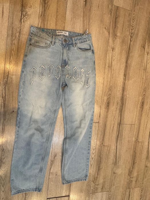 Pantaloni baggy albastri