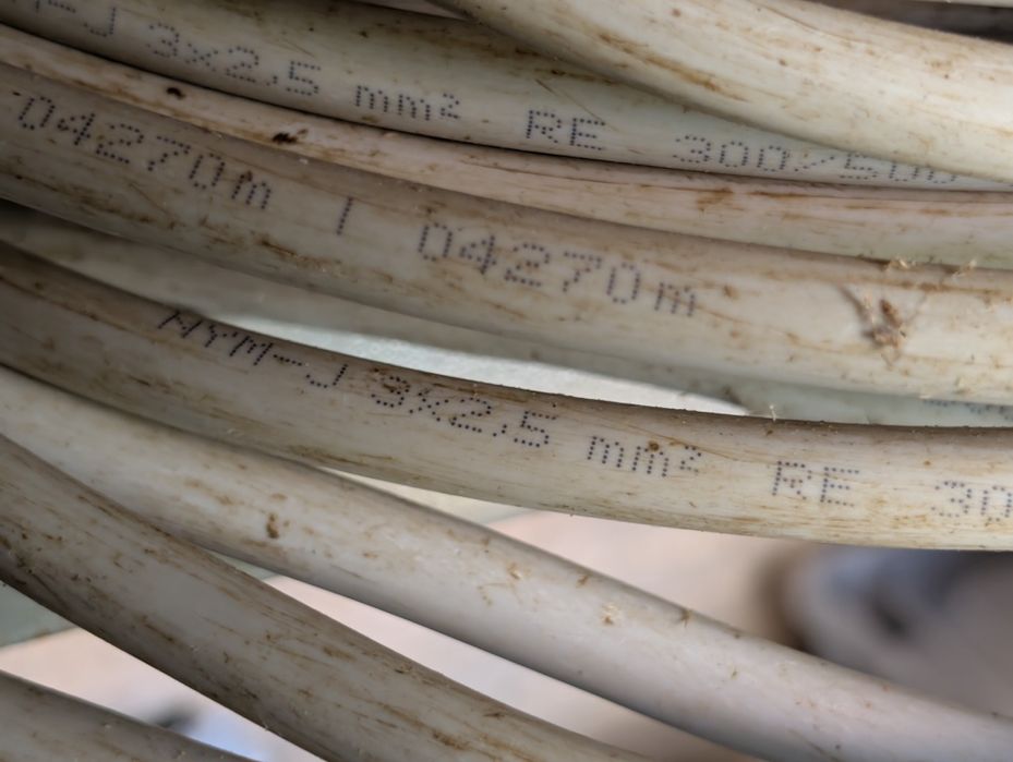 Cablu curent 100m NYM-J 3x2.5mmp