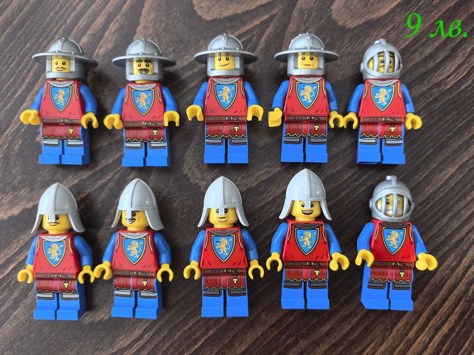 НОВИ LEGO минифигурки рицар пират сокол вълк форестмен