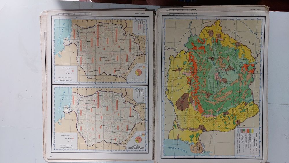atlas geografic România 1965