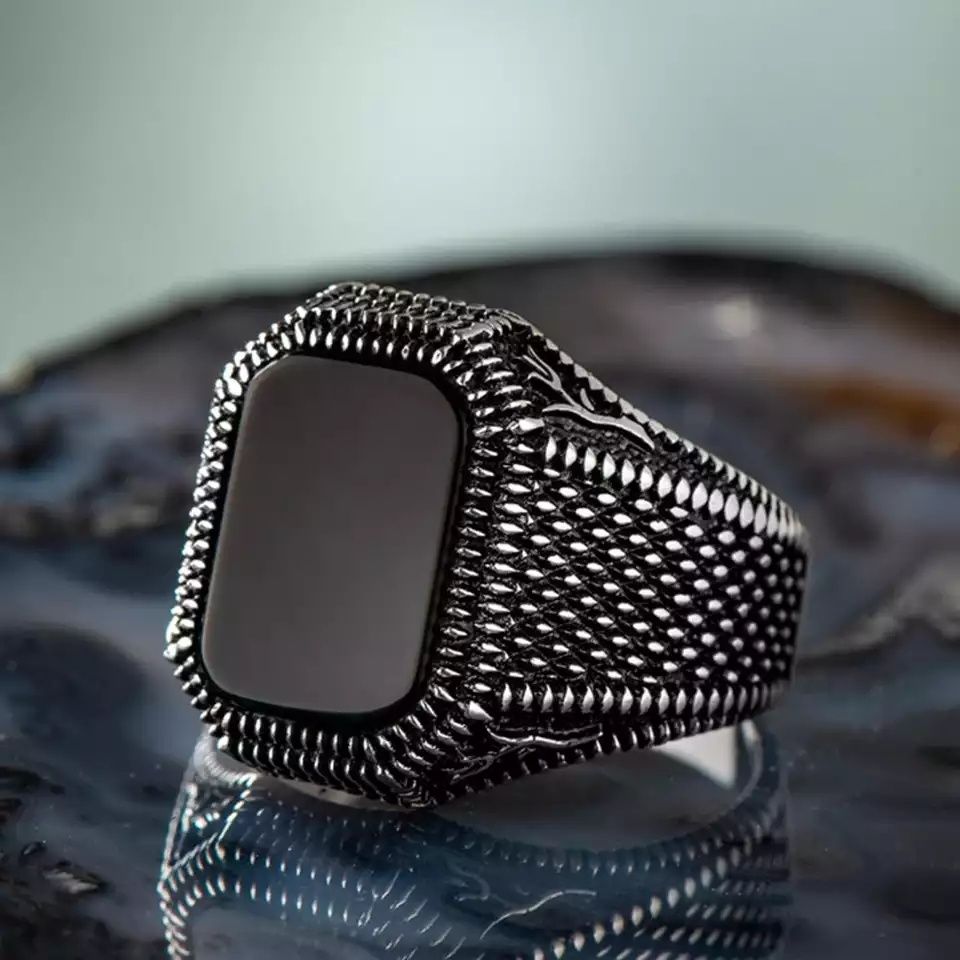 Турецкий серебряный кольцо, перстень.