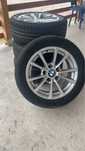 Set 4 jante aliaj originale BMW R16 cu cauciucuri M+S – 150€ fix