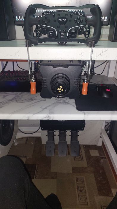 Moza r5 с 3 педали