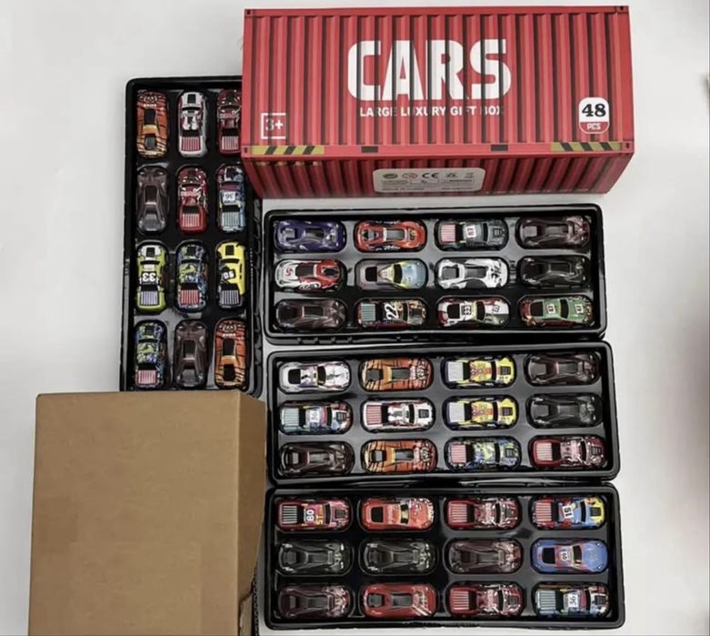 Set jucarie 48 masinute pentru copii NOU