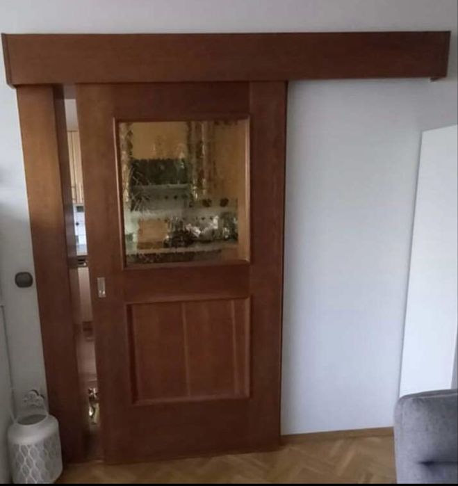 uși de interior din lemn masiv cu broască si mânere incluse