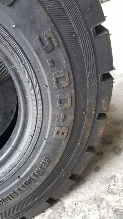 Cauciucuri noi industriale 5.00-8 ieftine cu garantie 2 ani tva inclus