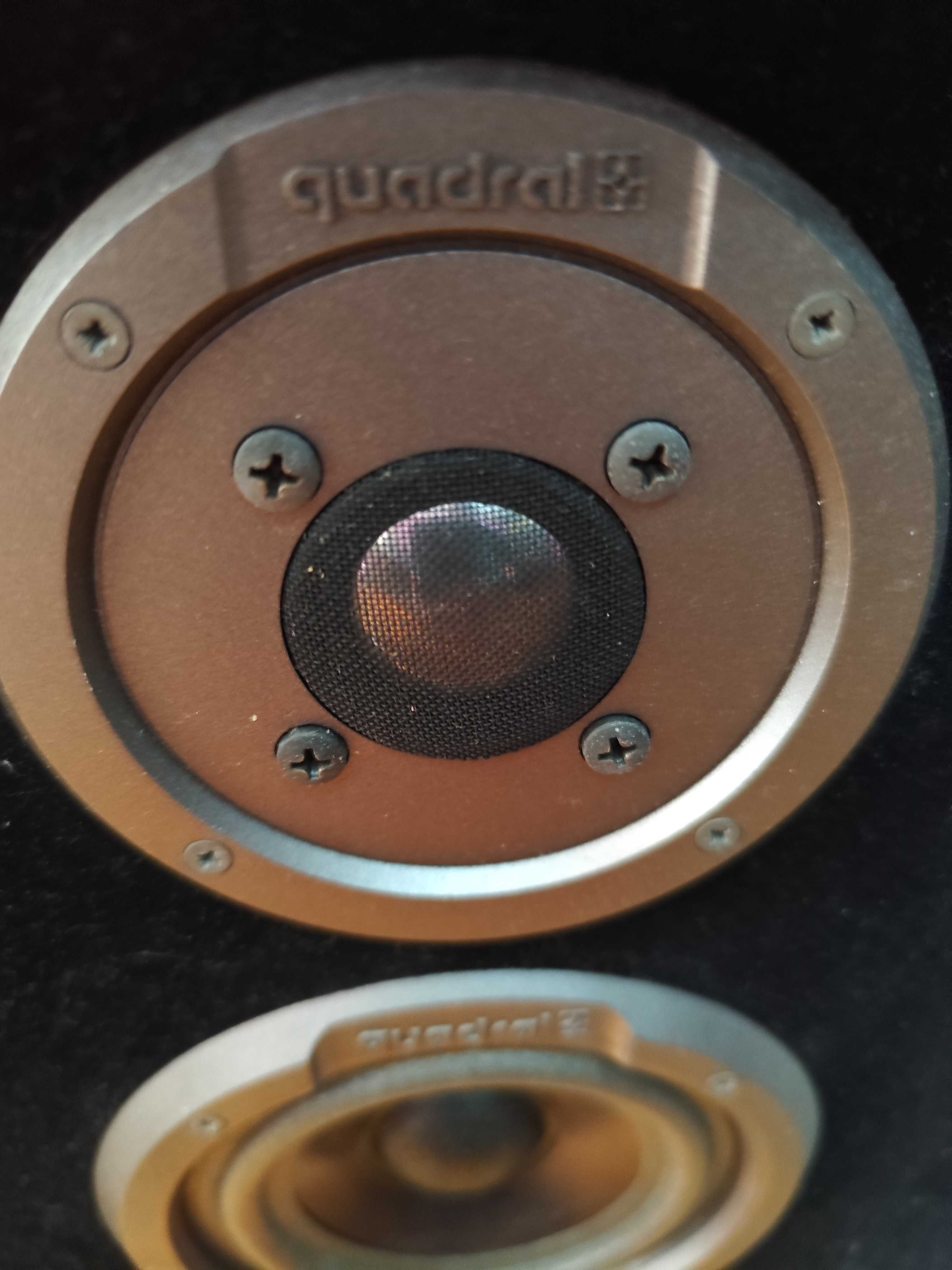 Усилвател да кола АК35 и тонколони quadral sonologue status mx15