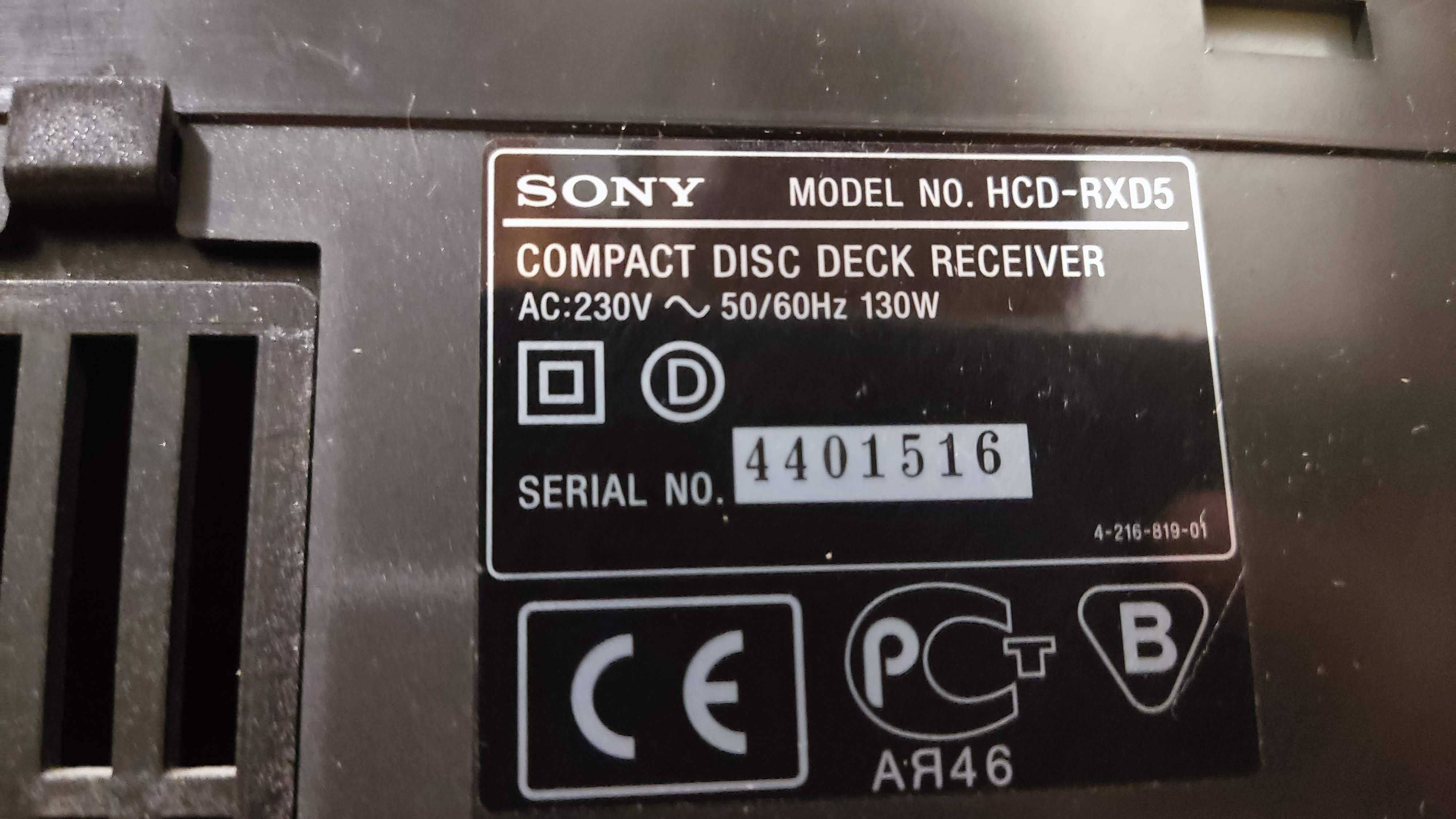 Sony RXD5 Stereo Hi-Fi system