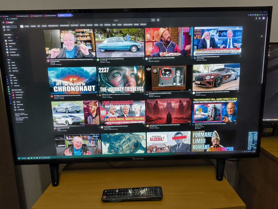 Televizor LED Smart VORTEX V43TD1200S, Ultra HD 4K, 109 cm