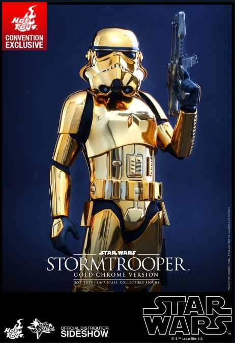 Stormtrooper Gold Chrome Version by Hot Toys