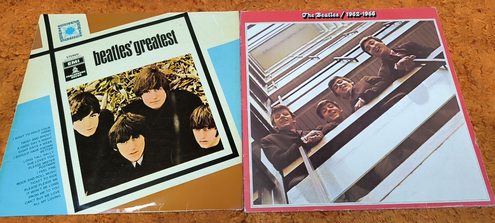 пластинки Beatles и т.д.