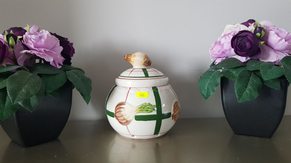 Carafe/căni vechi din ceramică italiană