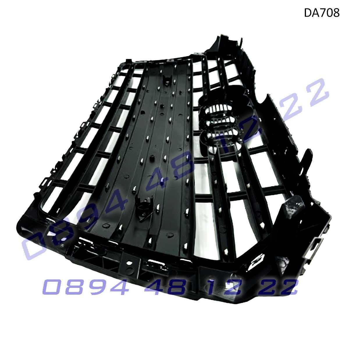 Предна решетка Sline S4 Audi A4 B9 16-19 Хром сив грил броня ауди
