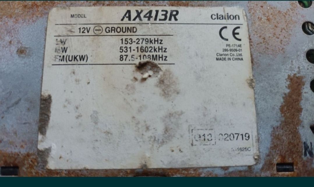 Radio casetofon clarion