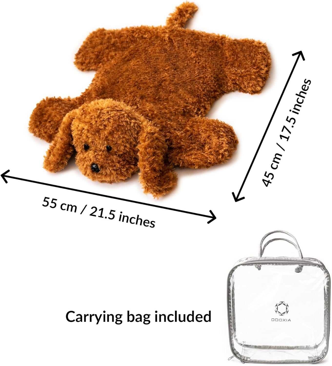 ODOXIA Претеглена подложка за скута за деца с чанта, 2,27 кг